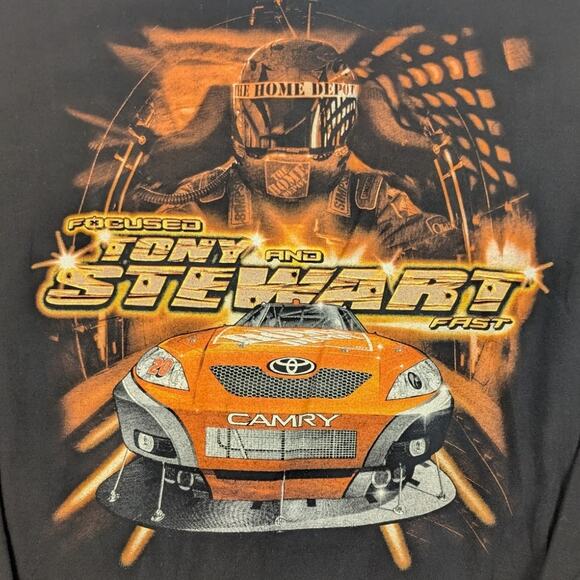 Tony Stewart #20 Home Depot Nascar Camry Racing Y2K Long Sleeve Shirt 3XL - Picture 3 of 8